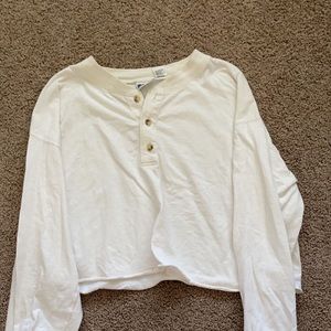 cream henley top